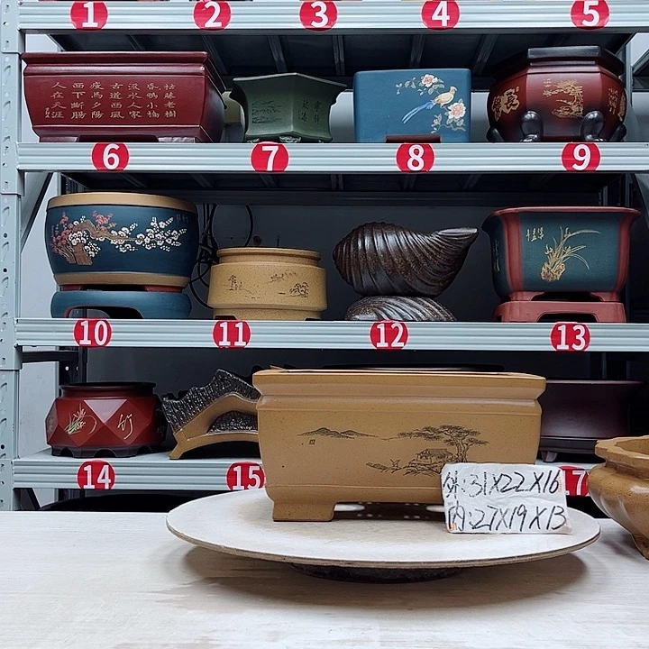 紫砂花盆紫砂花盆