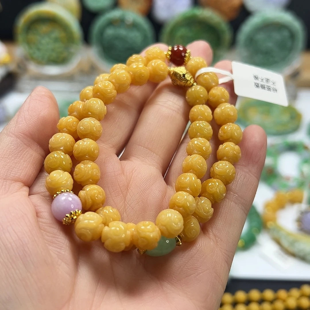 翡翠未镶嵌手链手串