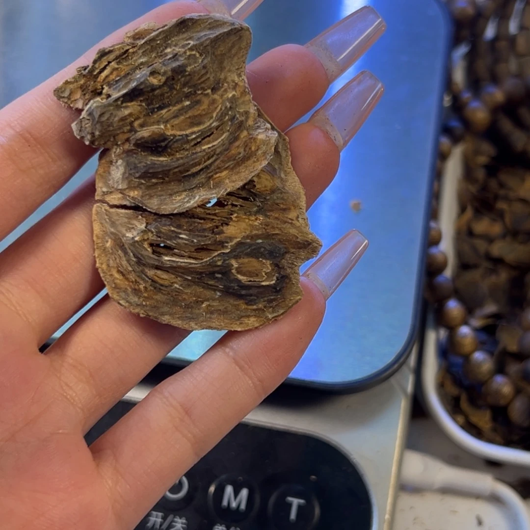 沉香沉香碎屑姓*的奇楠沉香虎斑奇2.5克