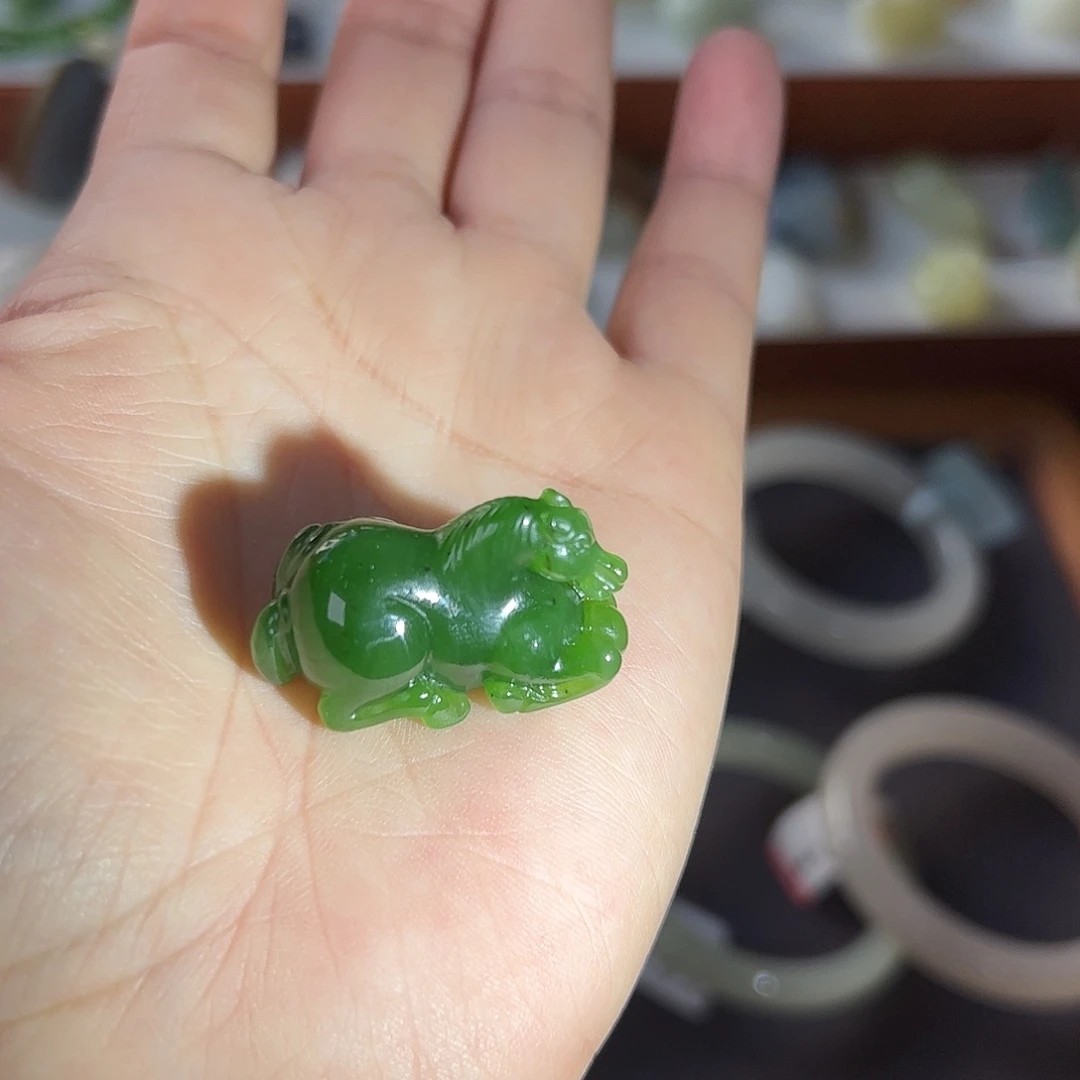 和田玉未镶嵌吊坠(不含链)