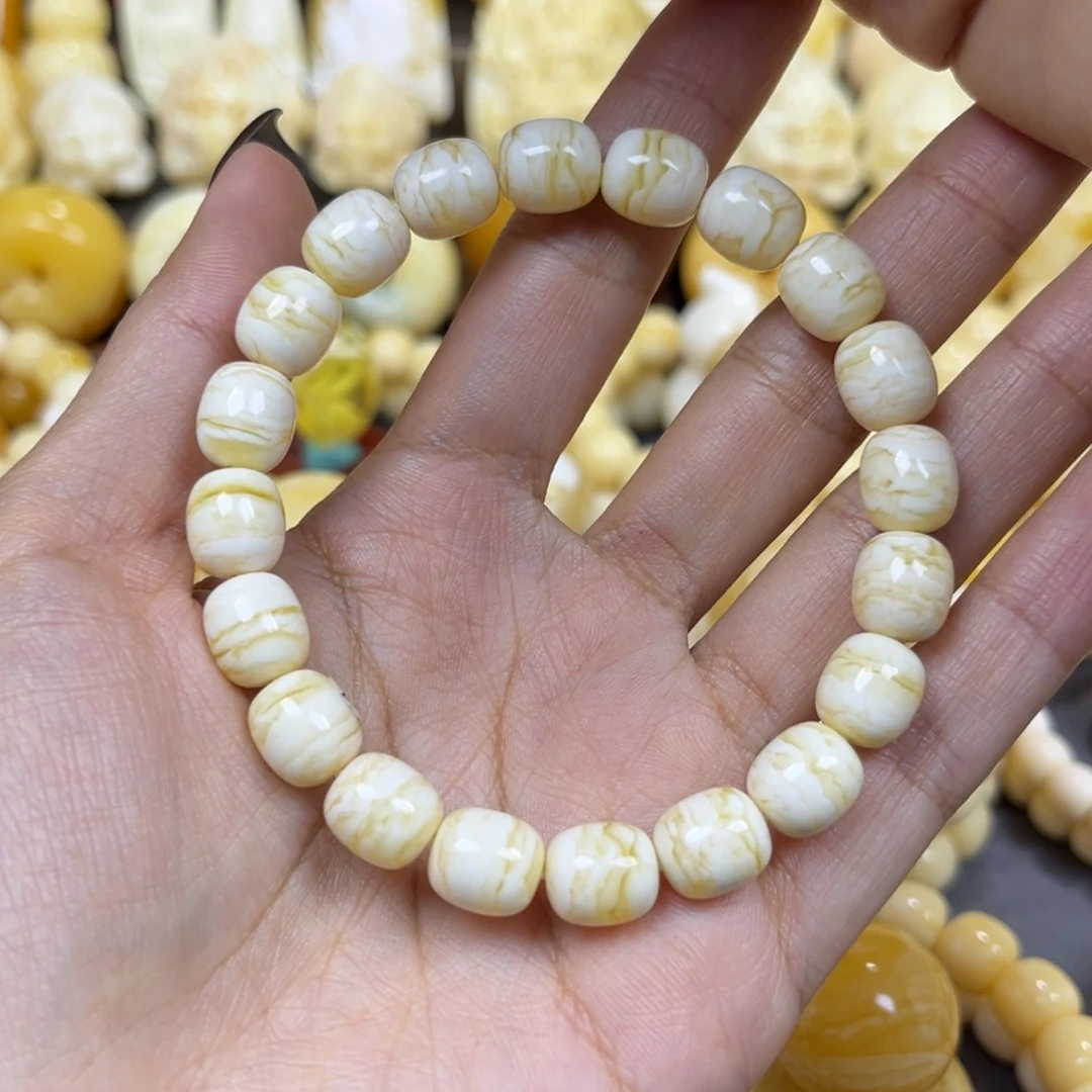 琥珀未镶嵌手串……