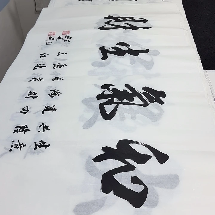 书法老师精品行书平尺