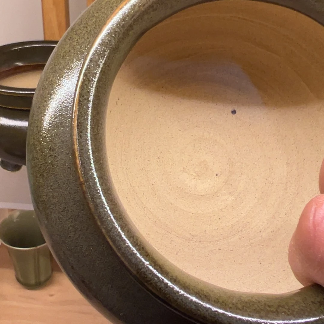 伍*耀州窑仿古茶叶末炉子