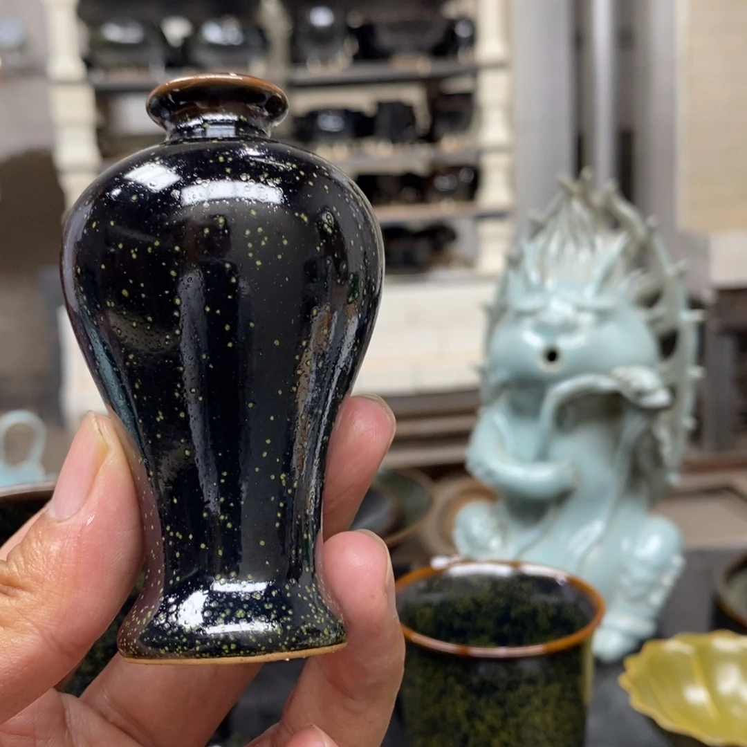 饭***桶抱朴汝瓷仿古微瑕