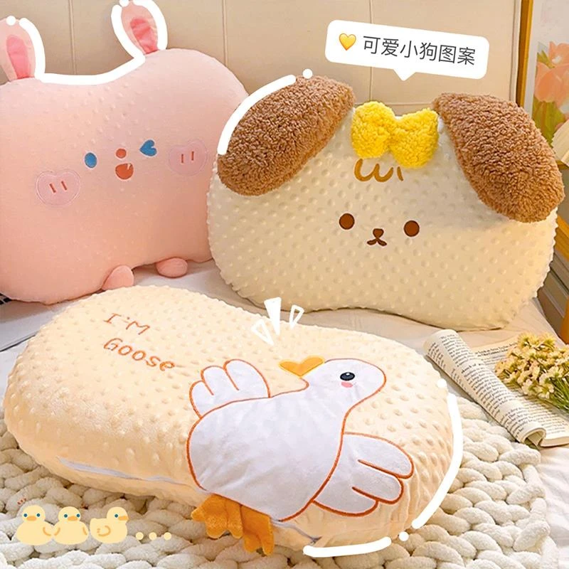 可爱记忆棉枕头儿童学生宿舍四季通用护颈椎助睡眠女成人午睡枕小