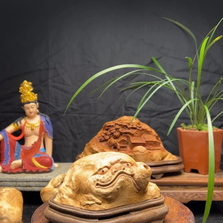 阿***。荔枝木荔枝香炉金蜂烟抖