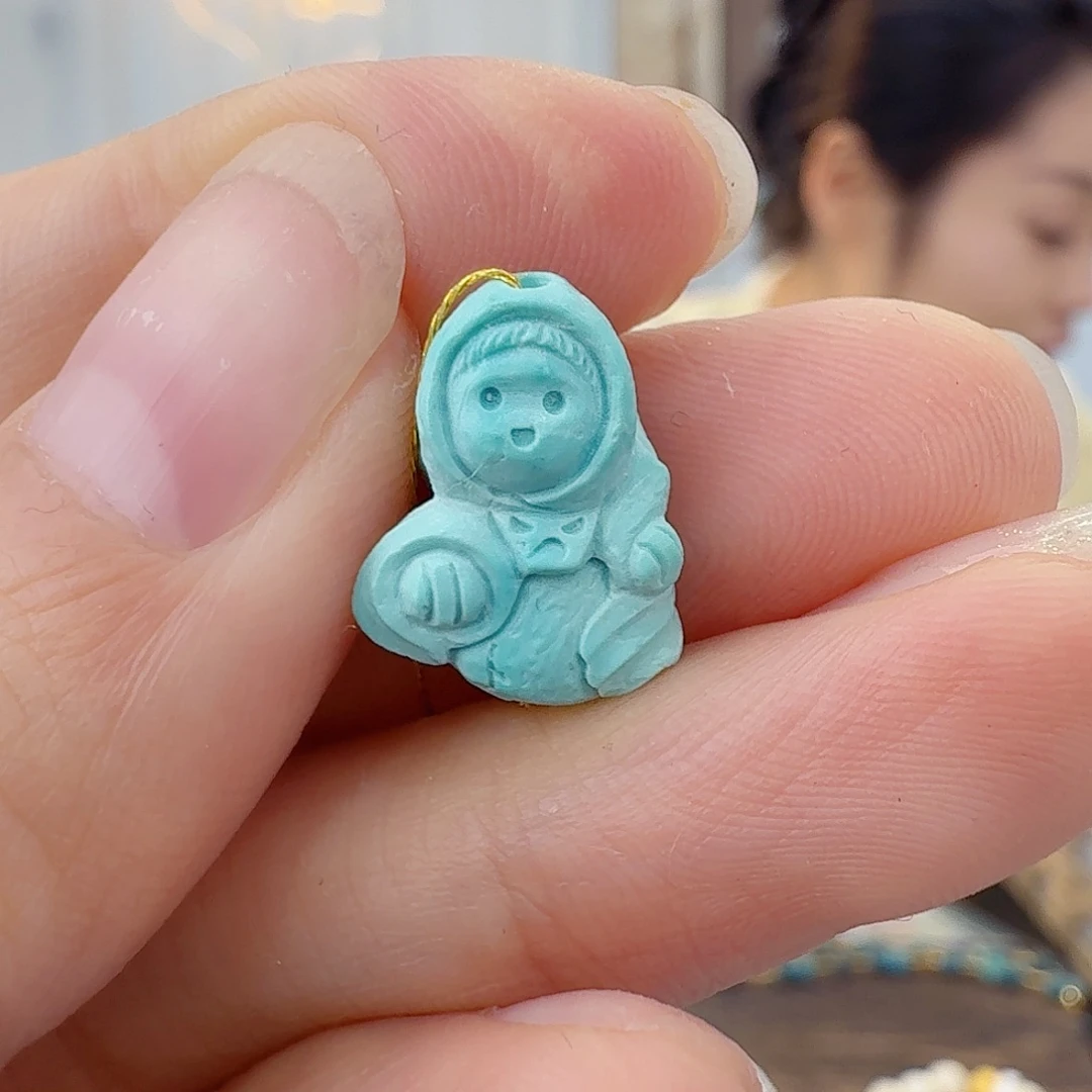 绿松石未镶嵌珠宝半成品