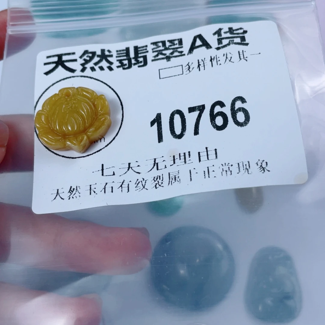 翡翠未镶嵌颈饰10766