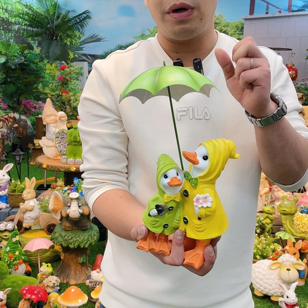 红陶花园庭院摆件