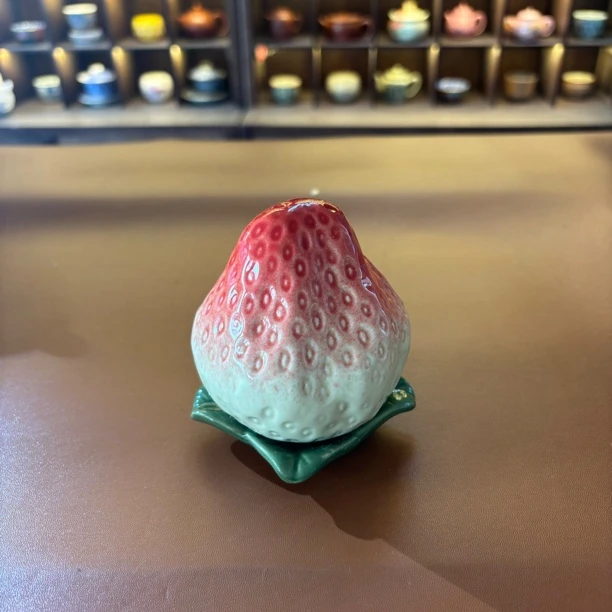 青岚茶器专属链接@@G3547草莓茶叶罐