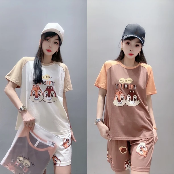 娜姐家2025莎丽丹奴高端5分裤睡衣套装G2563