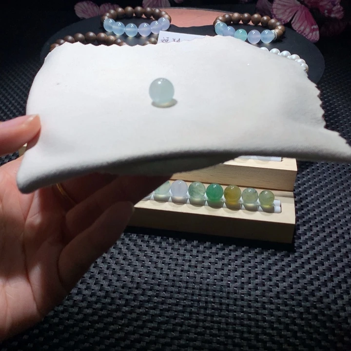 翡翠散珠baby 蓝单珠卡11