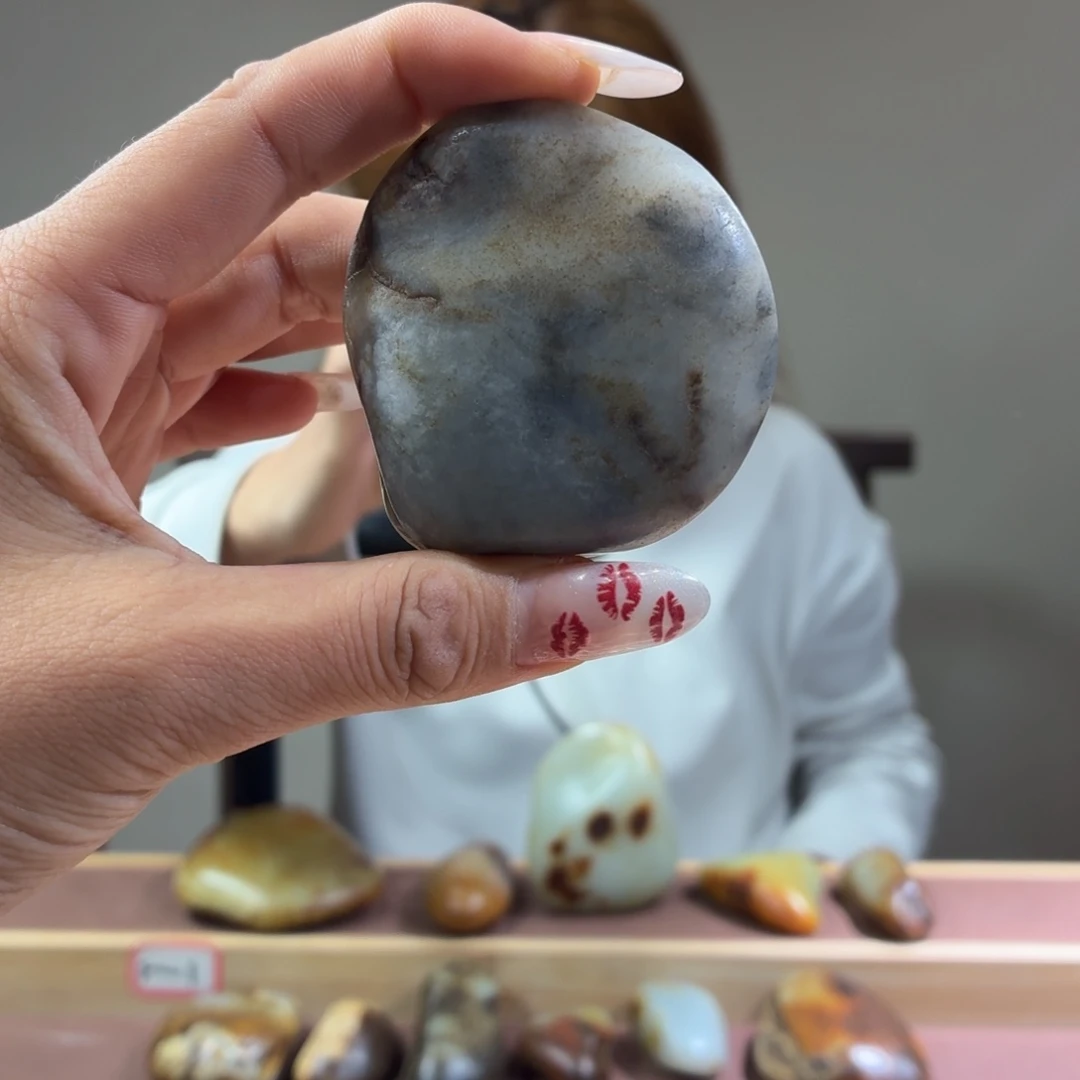 和田玉未镶嵌挂件110