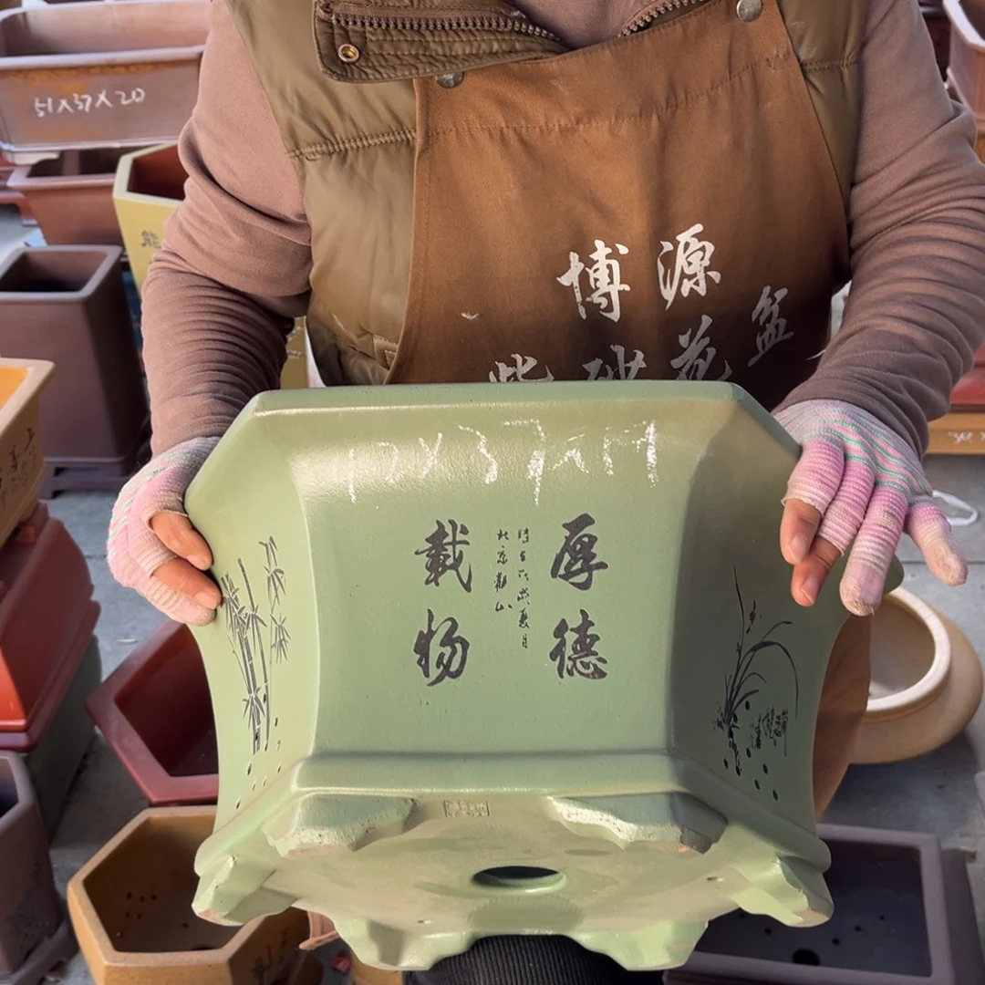 紫砂花盆盆景艺术