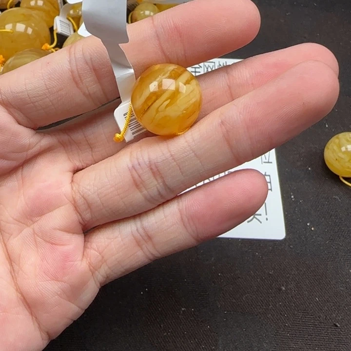 蜜蜡未镶嵌珠宝奇石天然115