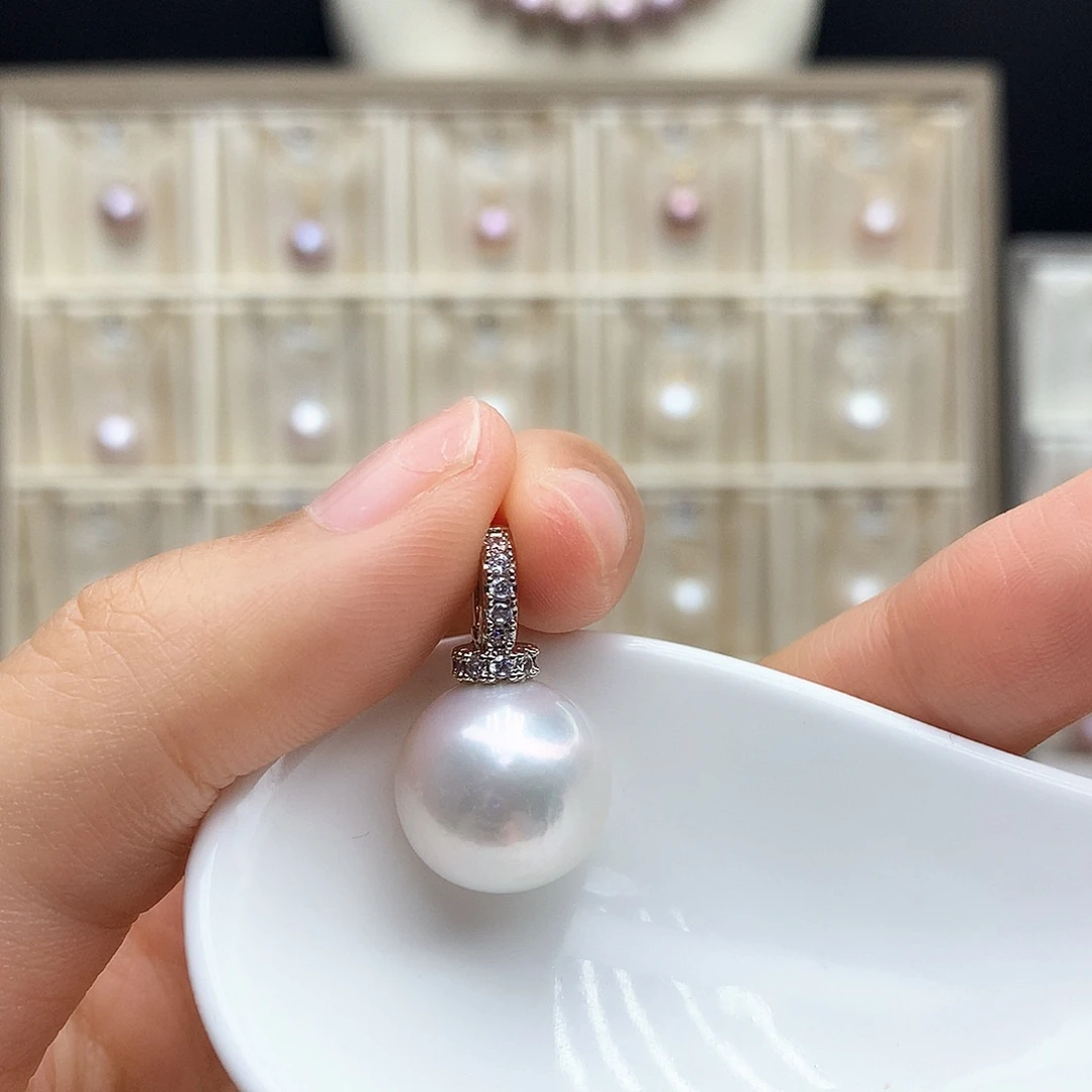 颈饰合金淡水珍珠