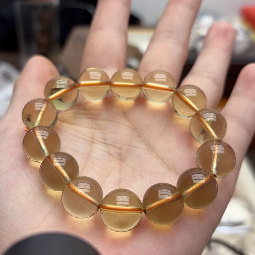 未镶嵌手链水晶黄水晶