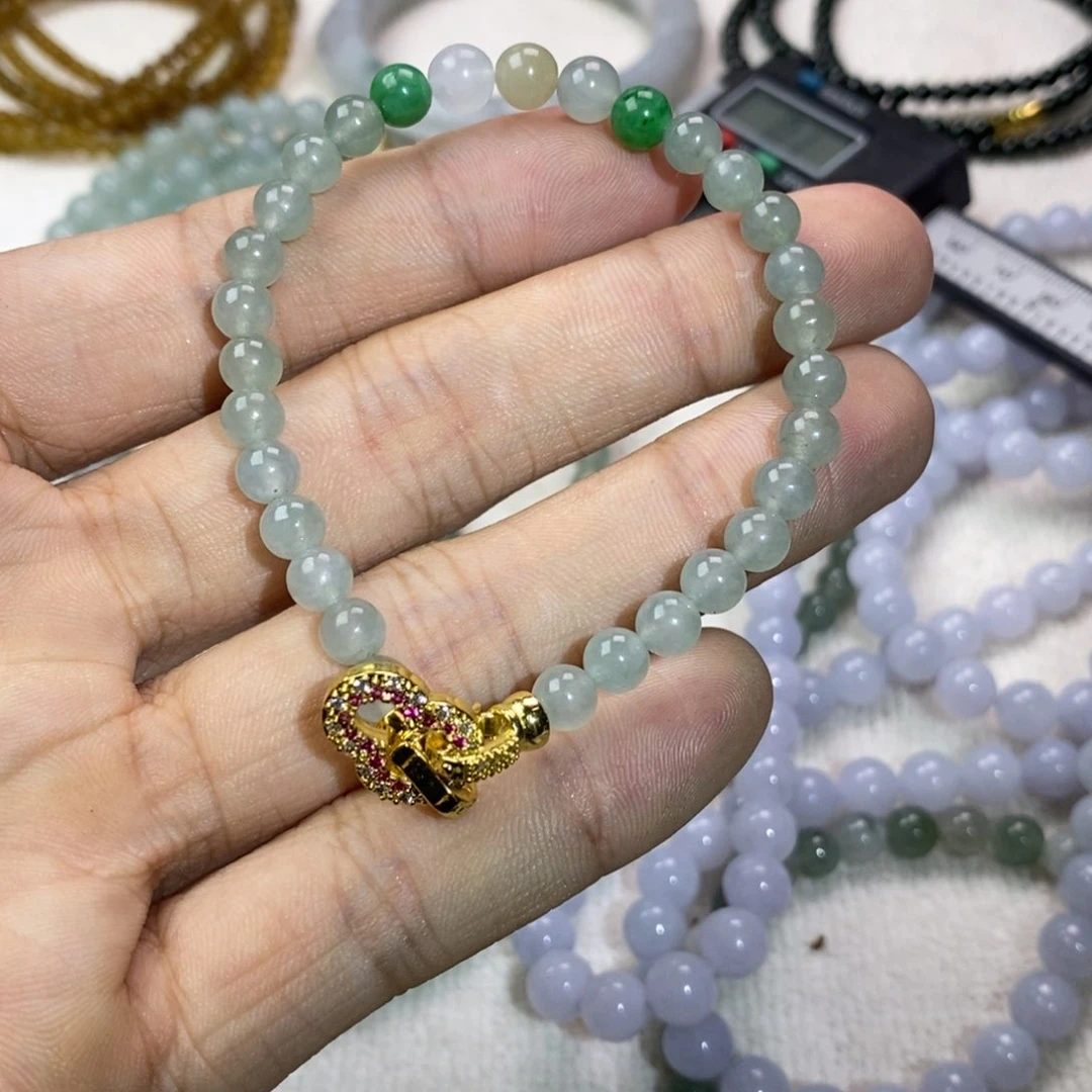 未镶嵌定制翡翠手串