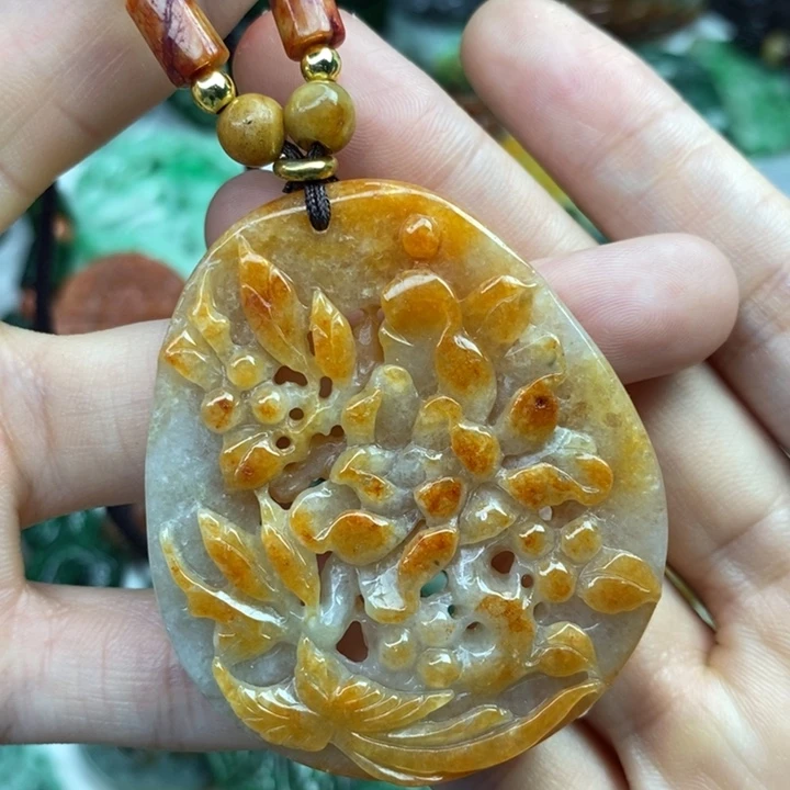 颈饰未镶嵌翡翠吊坠