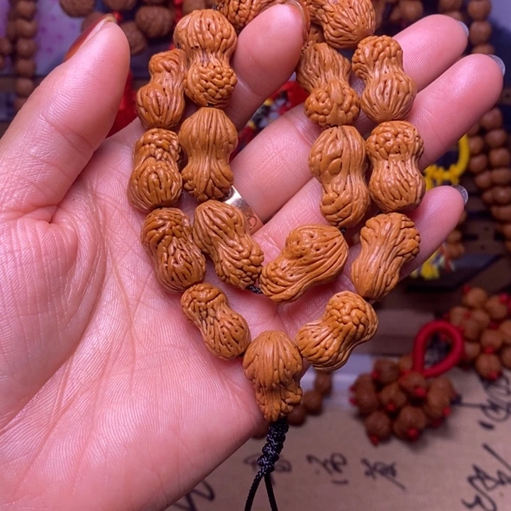 桃核吊坠龙纹桃枭