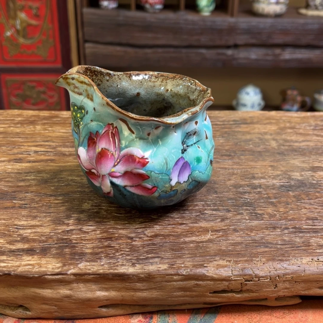 柴烧手工手绘陶瓷