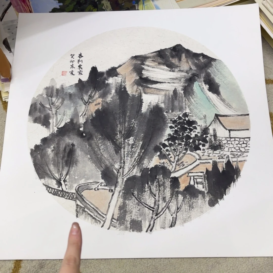 国画国画老师作品刘