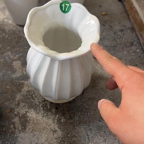 瓶瑕疵17号花瓶一个陶瓷