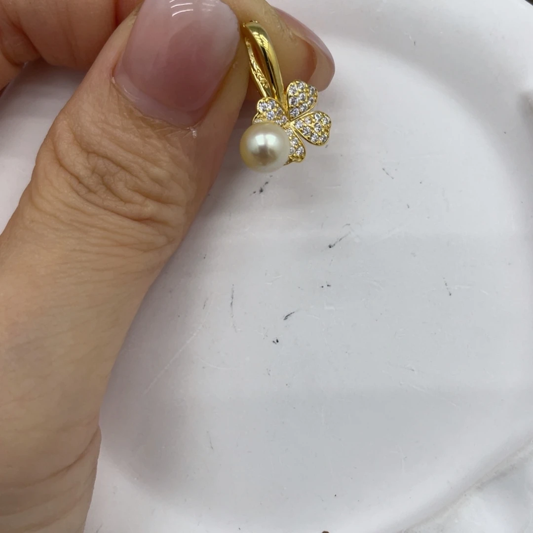 银S925镶嵌海水珍珠戒指