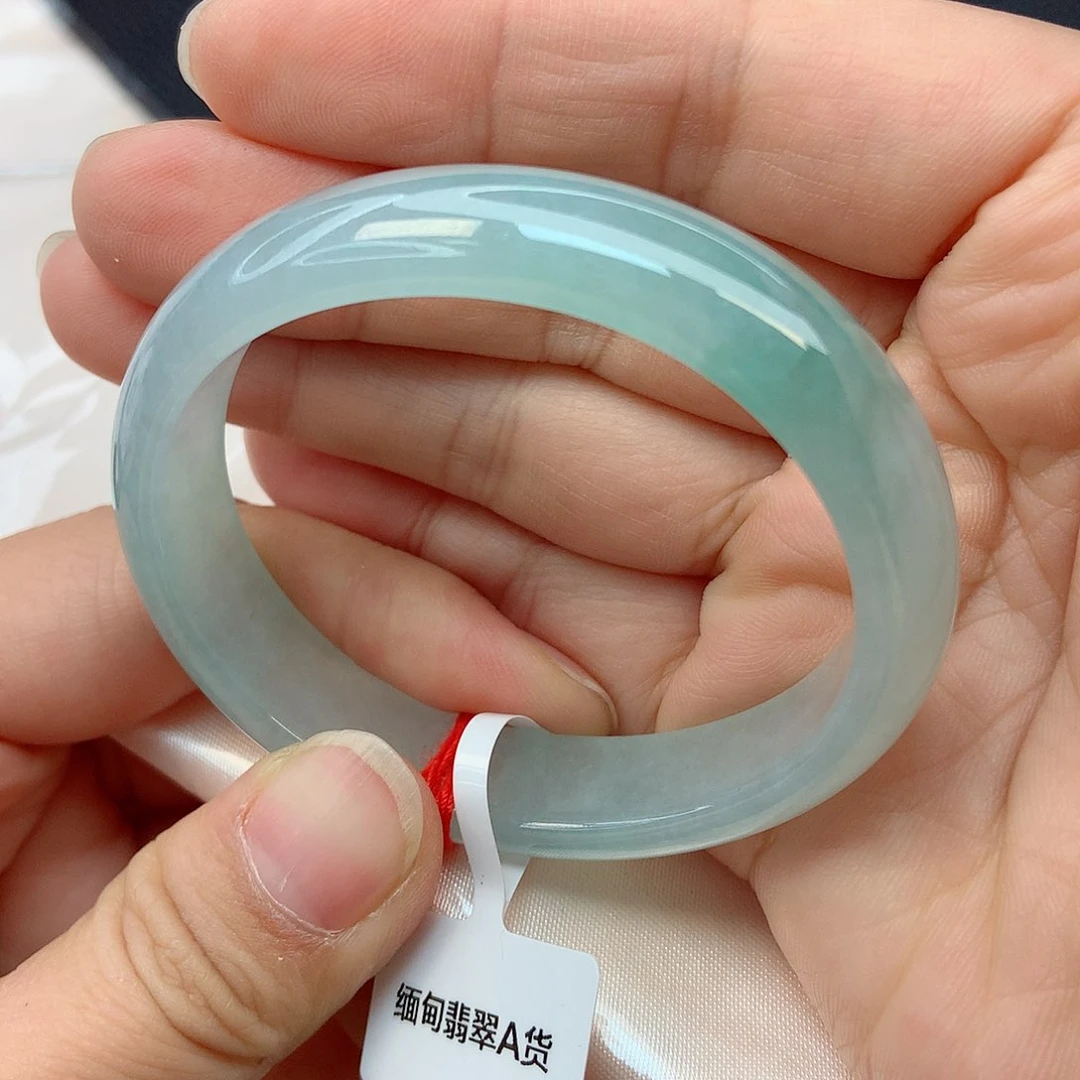 未镶嵌手镯翡翠张*嘻53圈贵妃