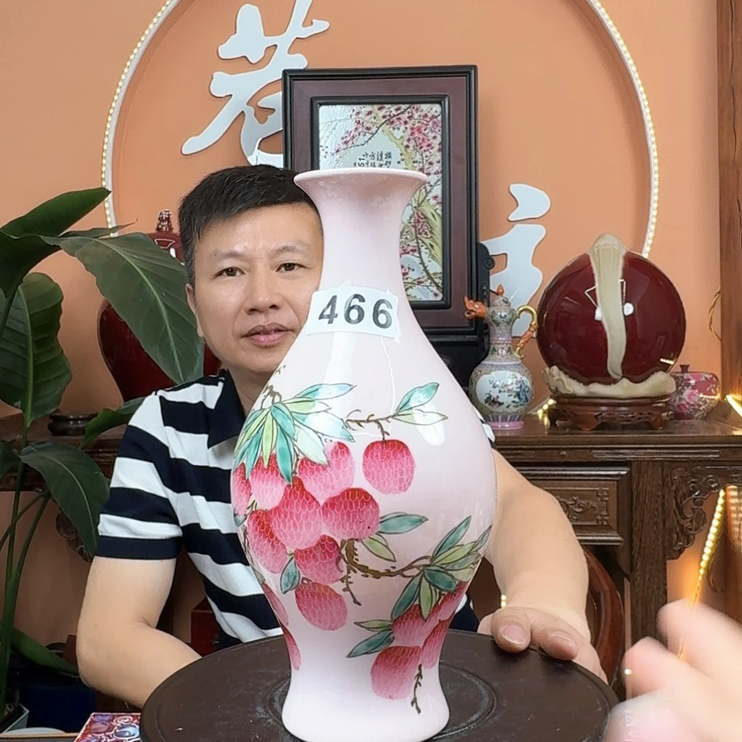 景德镇陶瓷手工花瓶