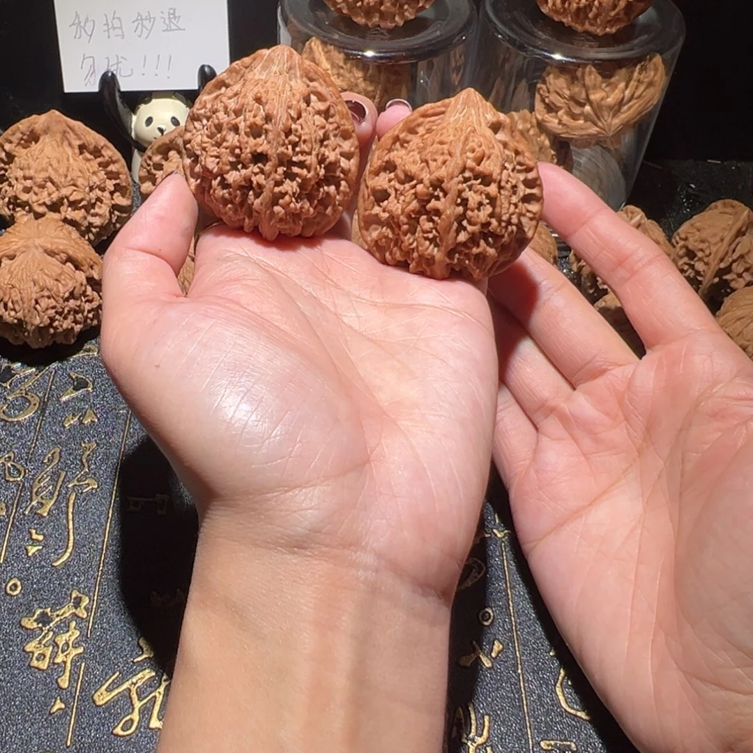 吊坠文玩核桃满天星44手把件230