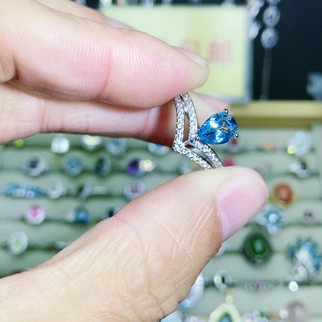 【闪购商品】未镶嵌戒指托帕石