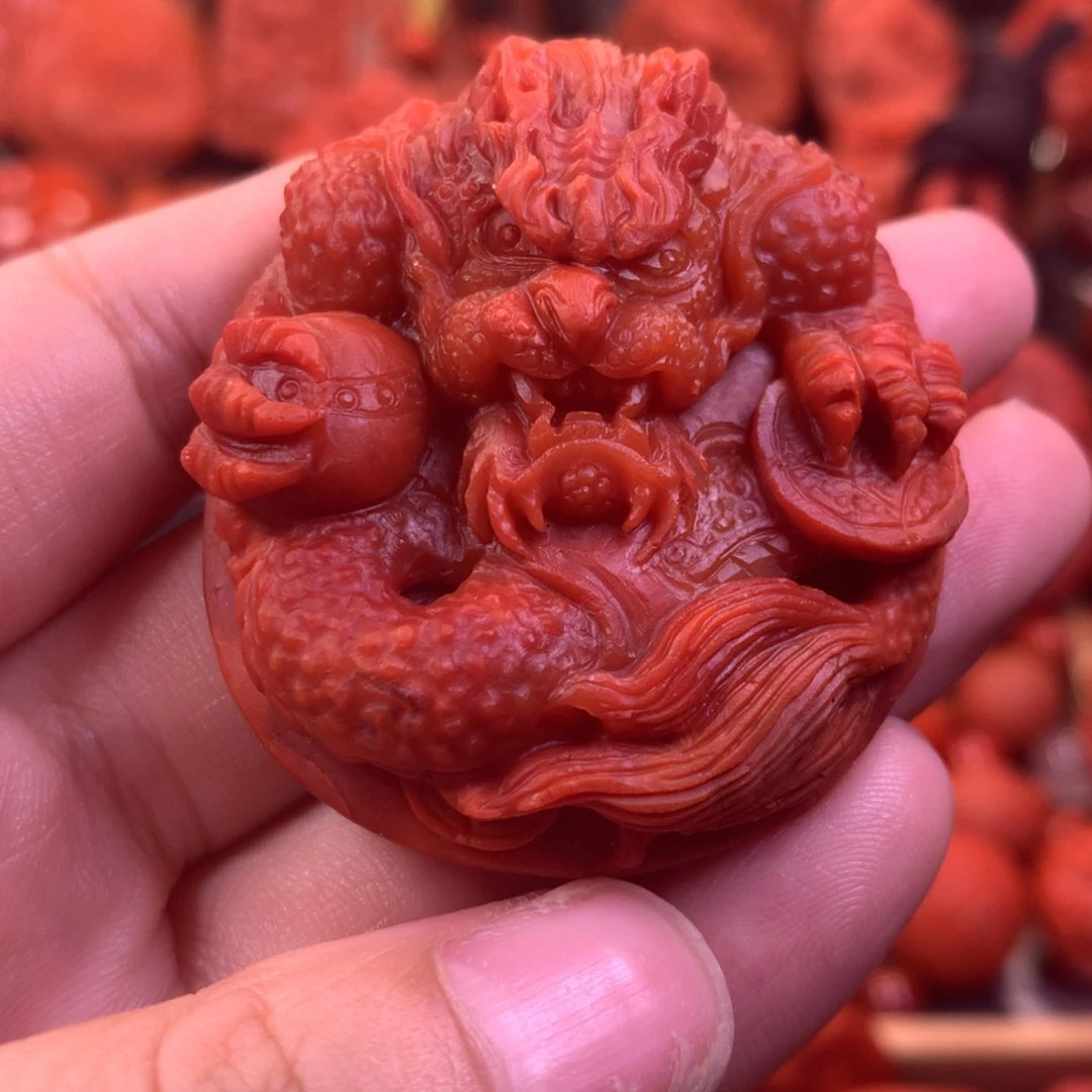 【闪购商品】未镶嵌把件南红玛瑙东**晓