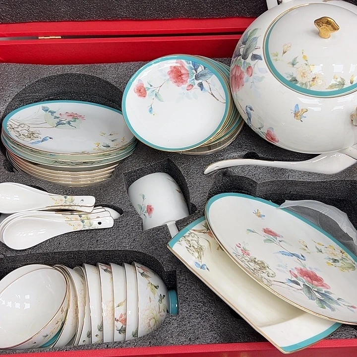 搪瓷十二花神49件