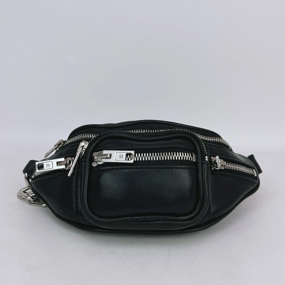 95新 Alexander McQueen/亚历山大·麦昆 亚历山大王腰包底16 J308
