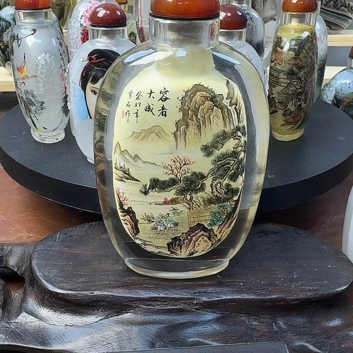 鼻烟壶内画工艺礼品设计鼻烟壶
