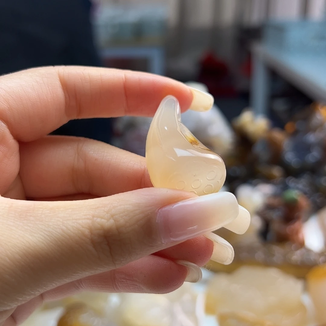 玛瑙/玉髓未镶嵌吊坠(不含链)