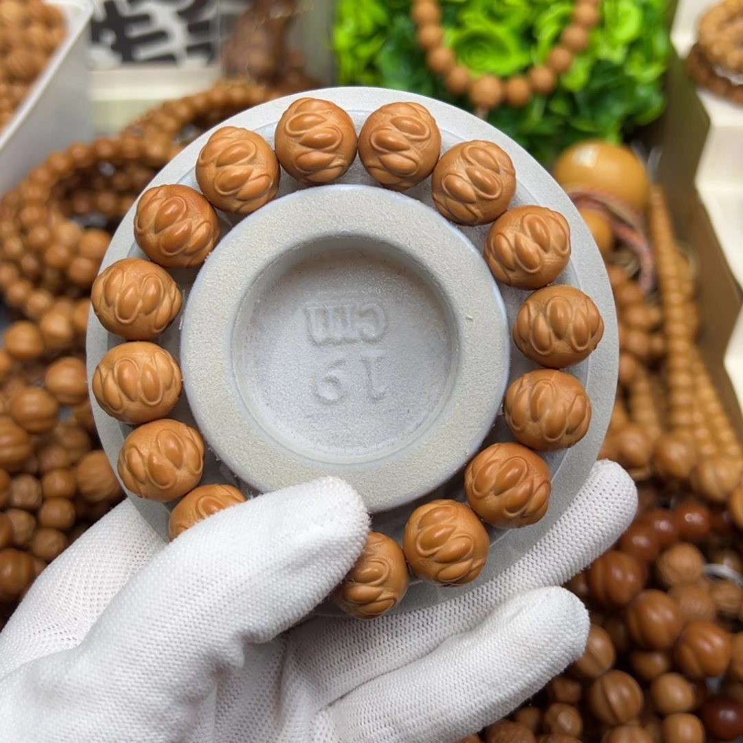 猴头核桃手串微瑕龙炎吞噬