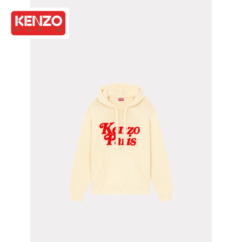 【折扣甄选】KENZO x VERDY 男女同款大LOGO时尚休闲套头连帽卫衣