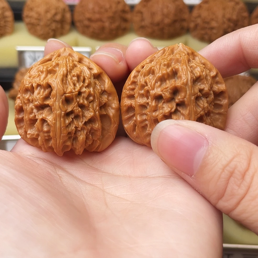 文玩核桃吊坠三角白39尺789