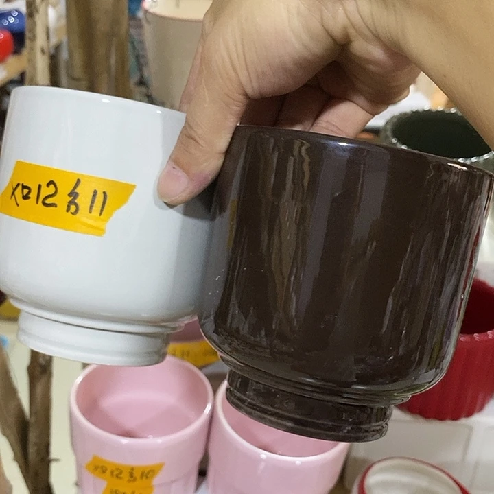 摆件陶盆有孔 微瑕介意勿拍
