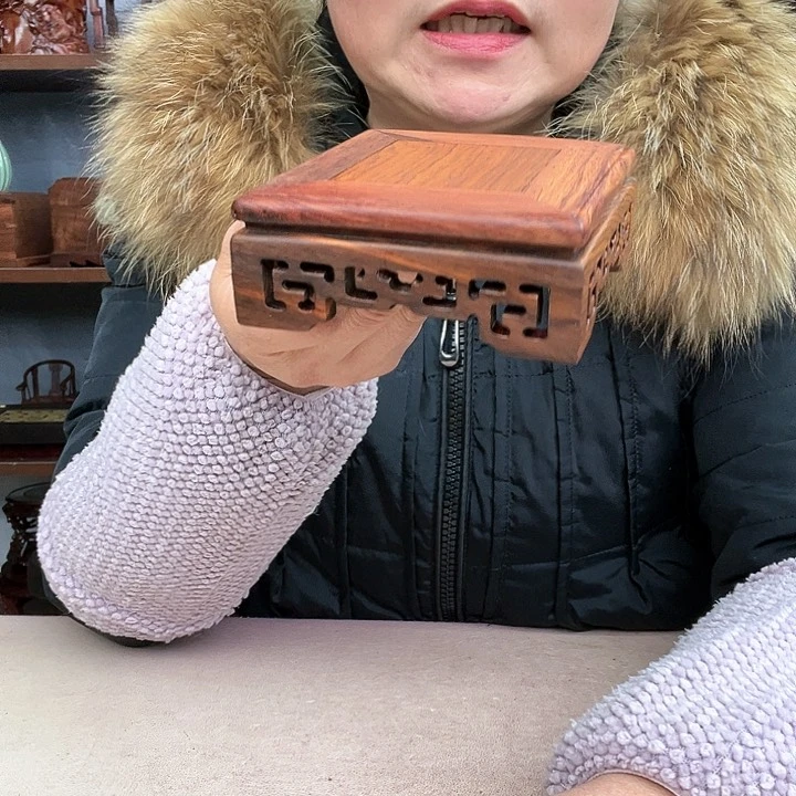 乌木类端景台小李子红木工艺品