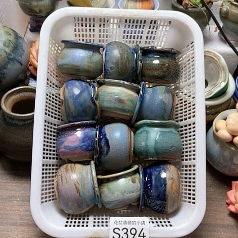 紫砂花盆394微瑕品口径3到4左右
