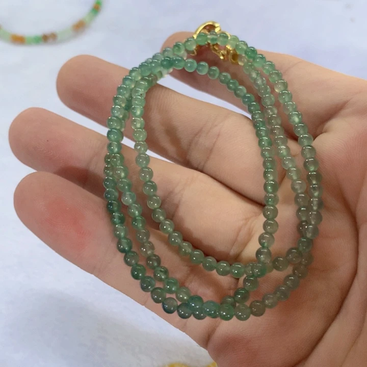 定制翡翠未镶嵌定制翡翠珠串