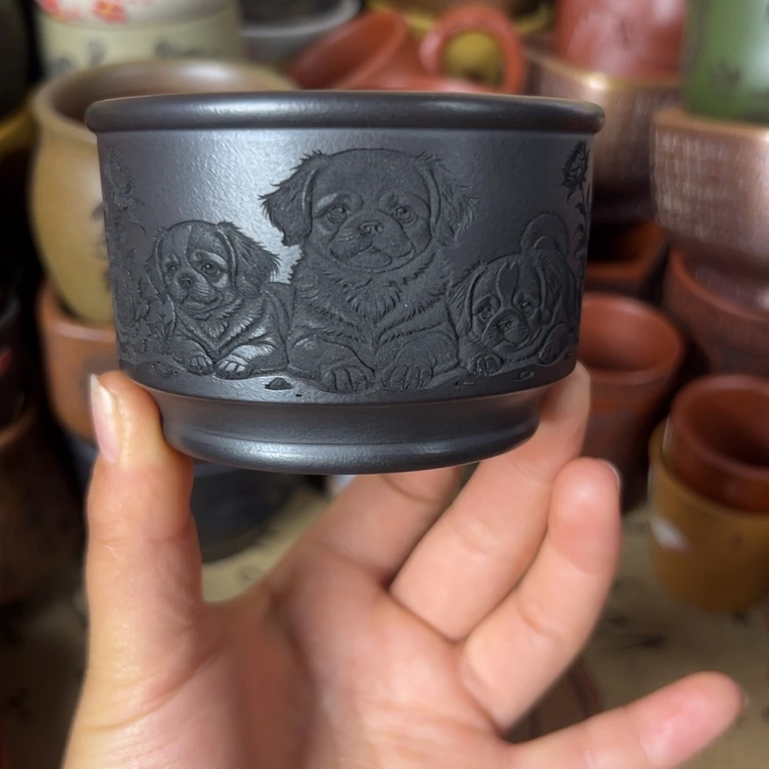 紫砂茶杯紫砂紫砂杯