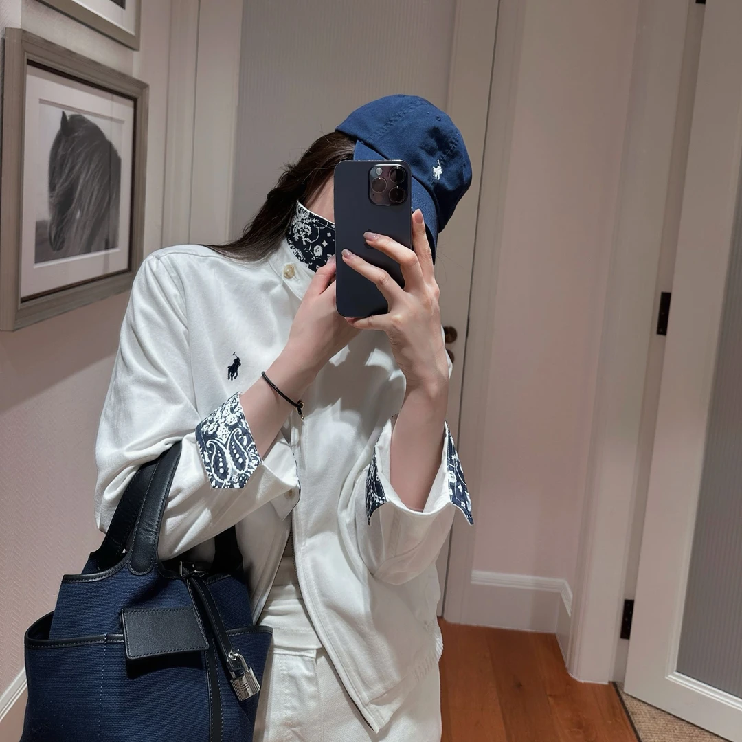 小敏 「拉夫女孩」1oo棉酵洗经典款老钱风简约款外套S25W1011