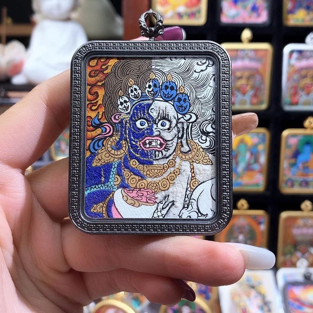 吊坠般若唐卡非遗传承