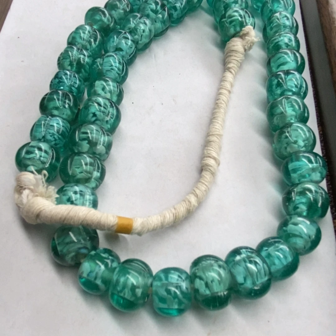 颈饰琉璃尼泊尔飘彩瓜珠