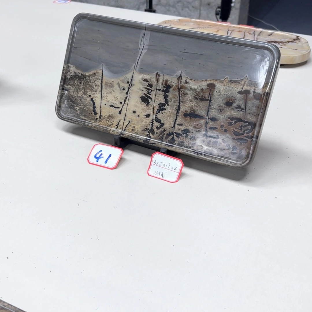 广西石天然国画石干泡台