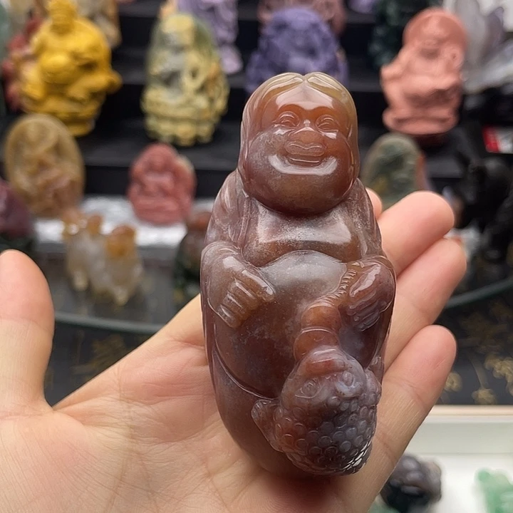 石英质玉未镶嵌手把件